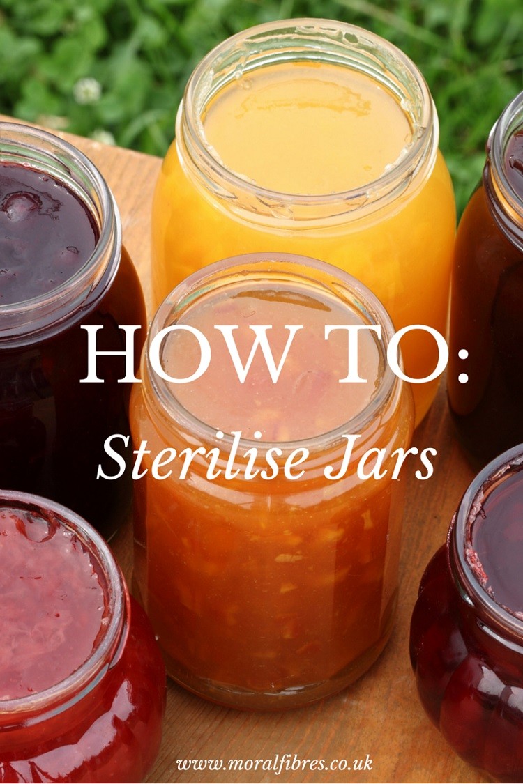 how to sterilise jars