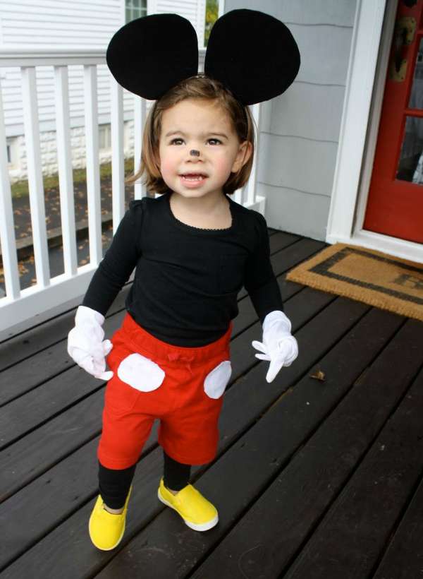 mickey mouse halloween costume diy