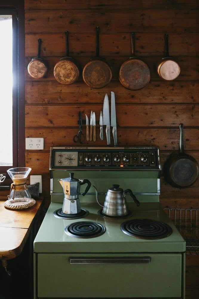rustic kitchen as part of a recycled house tour