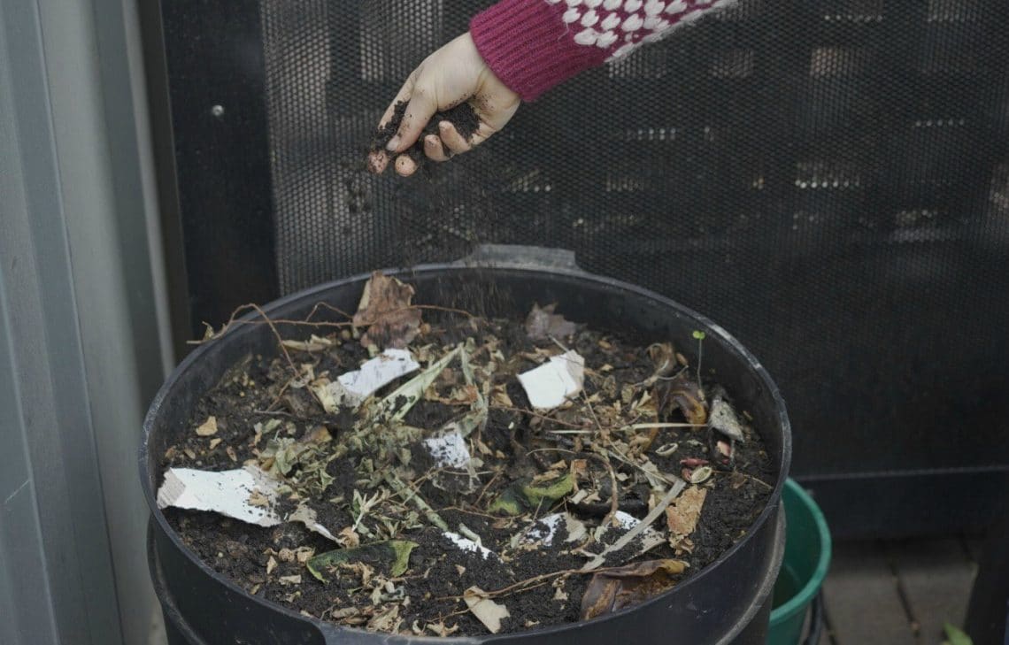 composting in a flat