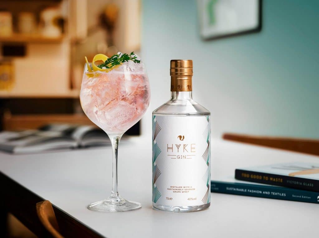 foxhole spirits hyke gin made from food waste