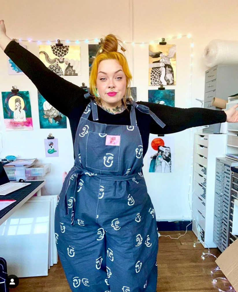 A guide to ethically made plus-size clothing, including Sadie Alys who will custom make clothing catering to any size.