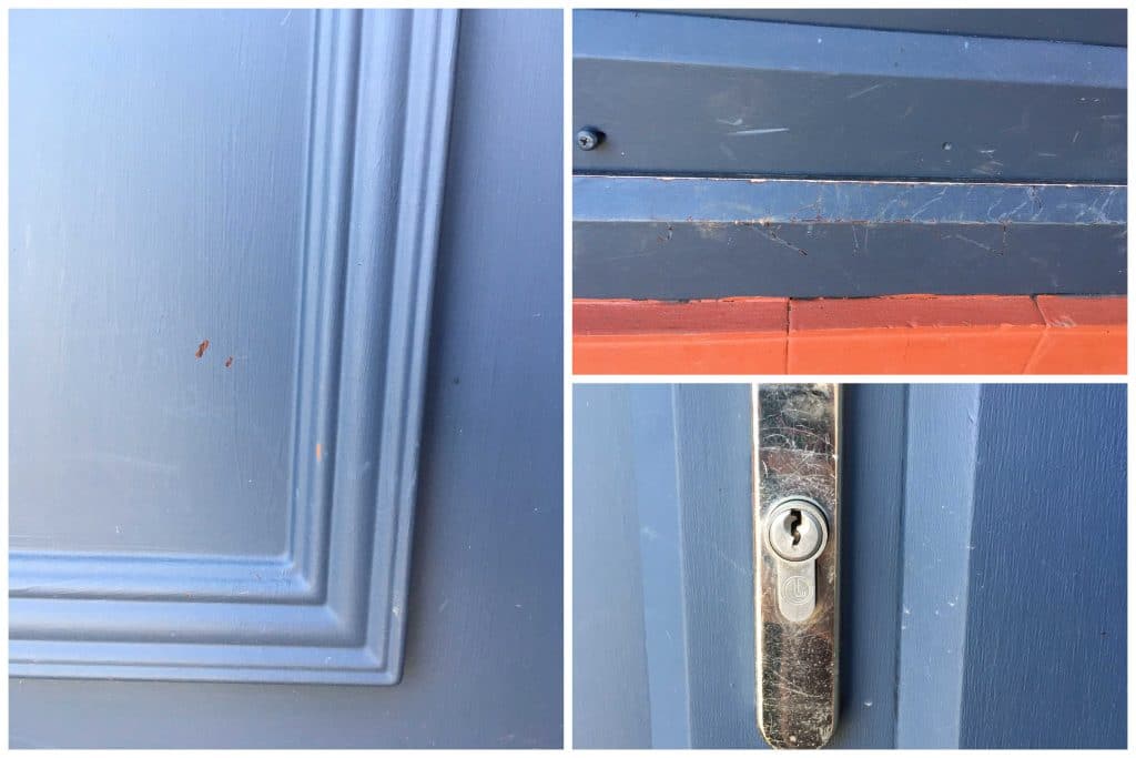Is UPVC door paint durable