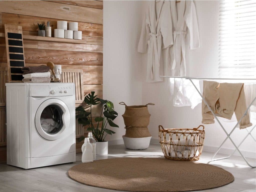 stylish laundry room