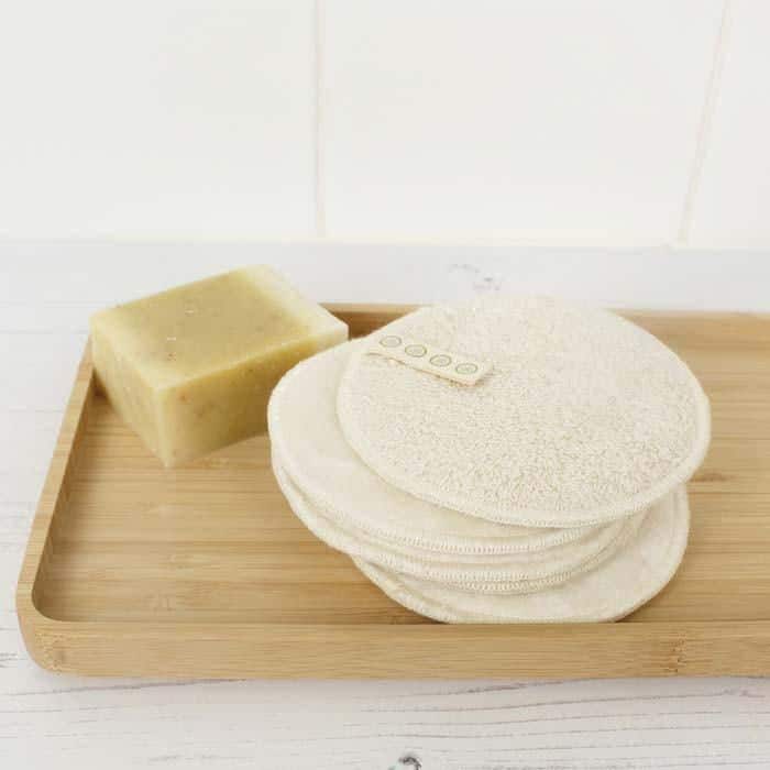 Organic cotton make up remover pads from the Rainbow Life eco-friendly shop.