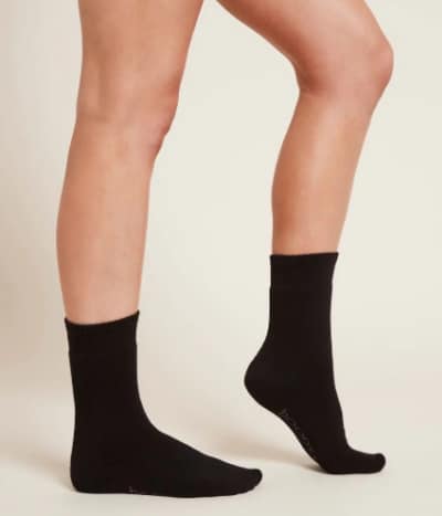 Boody sustainable bamboo socks in black