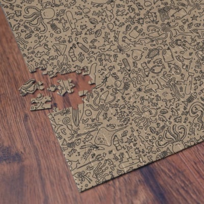 Rapanui recycled cardboard jigsaw puzzle